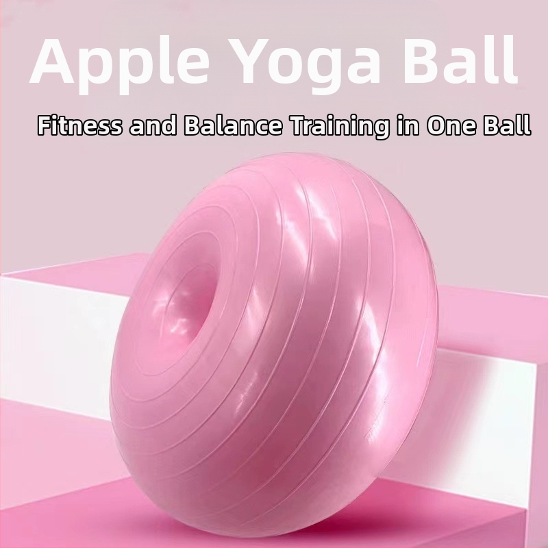 Jogos spurgos obuolių kamuoliukas fitneso kamuolys sutirštintas sprogimui atsparus plokščias jogos pilateso balanso kamuolys namams pagalvėlė kamuolys