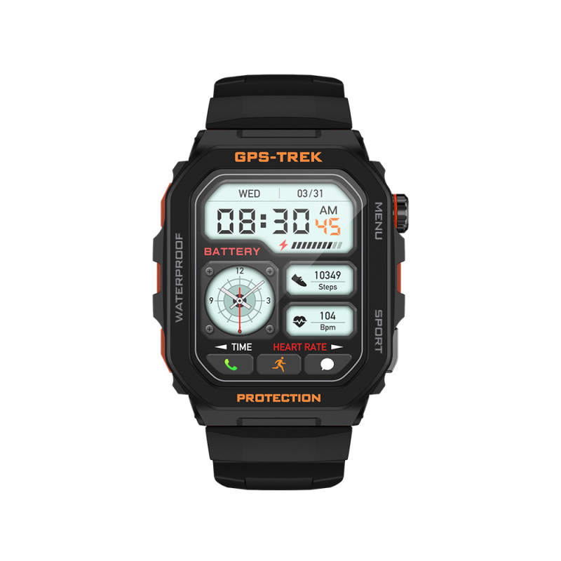 2024 нов трансграничен смарт часовник FT61 с Bluetooth обаждане, GPS позициониране, проследяване на движение в реално време, смарт гривна