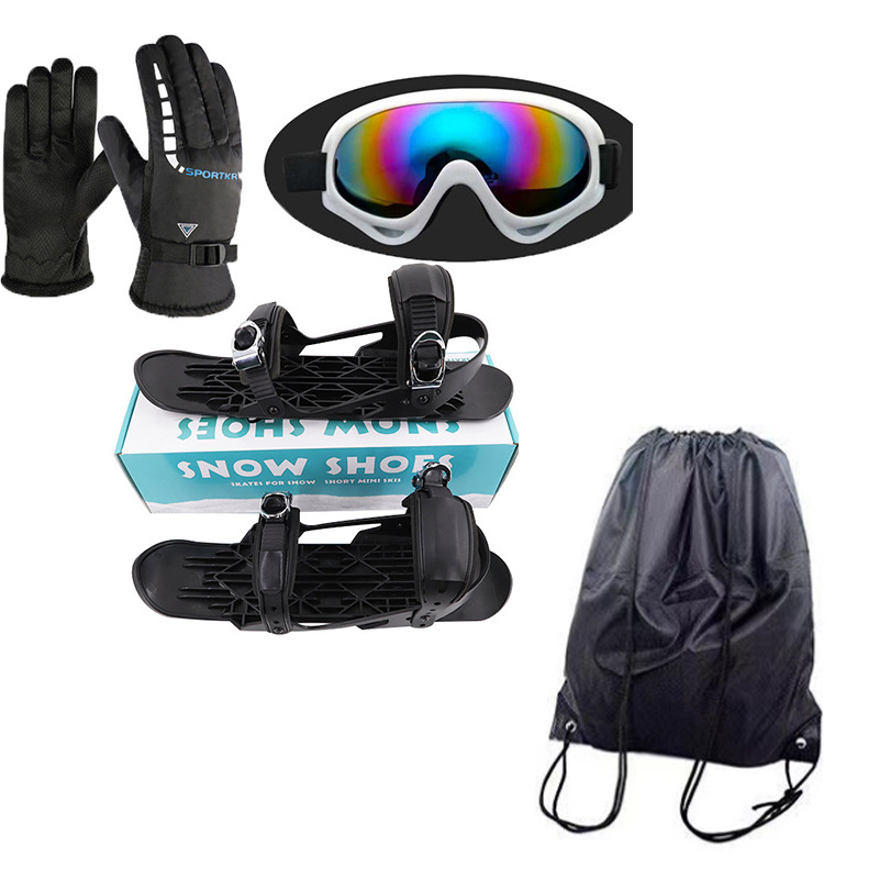 Lauko mini snieglenčių sportas riedlentė mini slidinėjimo pačiūžos nešiojami sniegbačiai mini pačiūžos