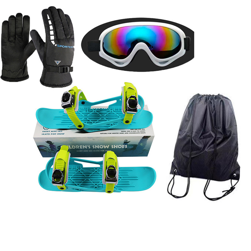 Lauko mini snieglenčių sportas riedlentė mini slidinėjimo pačiūžos nešiojami sniegbačiai mini pačiūžos