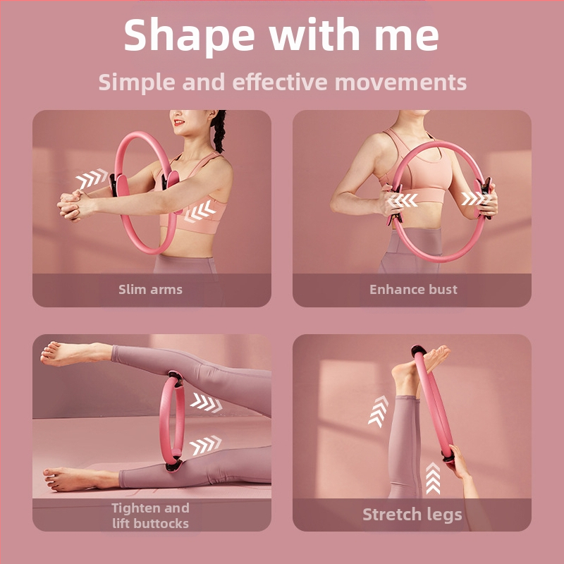Йога Пилатес Съпротивителен пръстен Магическо оформяне на талията Красота Артефакт Слаби крака Повдигане на ханша Фитнес Коремен пръстен Оборудване за тренировка на корема