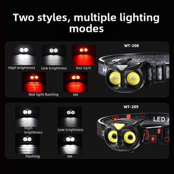 AliExpressi induktsioontulelatern tugev valgus LED mini kaasaskantav õues seiklus telkimiskalastustulelatern COB hoiatustulelatern