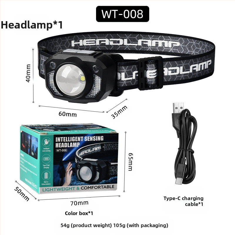 AliExpressi induktsioontulelatern tugev valgus LED mini kaasaskantav õues seiklus telkimiskalastustulelatern COB hoiatustulelatern