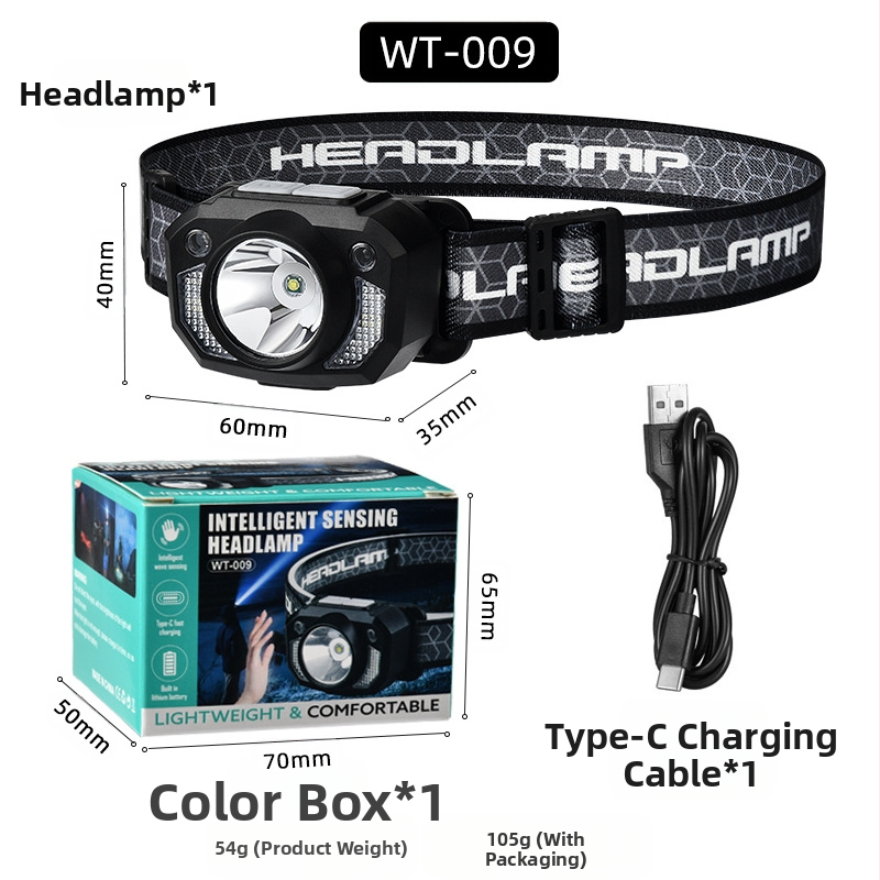 AliExpressi induktsioontulelatern tugev valgus LED mini kaasaskantav õues seiklus telkimiskalastustulelatern COB hoiatustulelatern