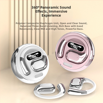 2025 m. naujas produktas K02-K03 belaidės „Bluetooth“ ausinės 5.5, prie ausies tvirtinamos binauralinės stereofoninės M76 eksporto karšto modelio žinios