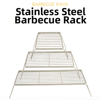 Mugav kokkupandav grill, multifunktsionaalne toiduvalmistamisrest, roostevabast terasest pliidihoidik, BBQ-grill, võrgust rest, matkapotialus