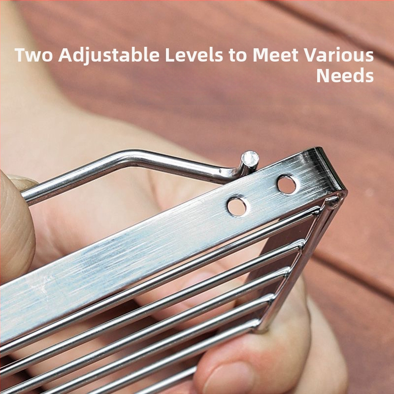 Pohodlný skladací gril, multifunkčný stojan na varenie, držiak na sporák z nehrdzavejúcej ocele, sieťovaný stojan na gril, stojan na kempingové hrnce