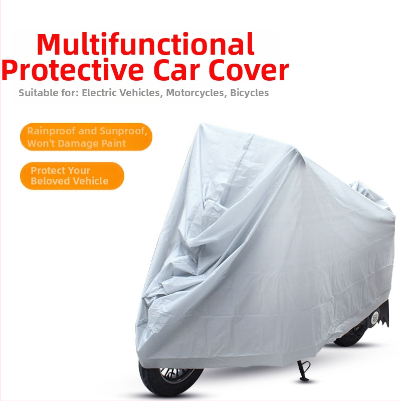 PEVA ühekihiline autokate elektrilise jalgratta tolmu-, vihma- ja päikesekindlatele riietele elektrilise jalgratta jaoks