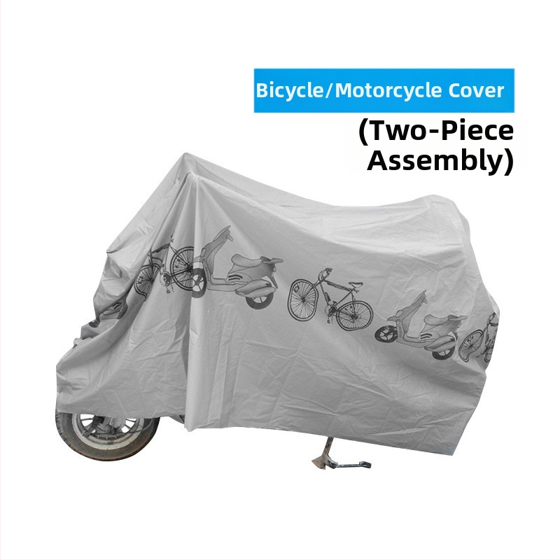 Jednovrstvový autoplášť PEVA pre elektrický bicykel Prachotesné, dažďuvzdorné a slnečnoodolné oblečenie pre elektrický bicykel