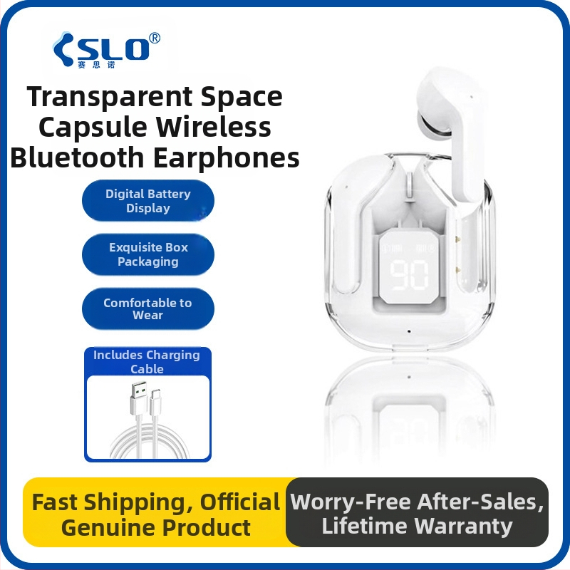 „Saino“ belaidės „Bluetooth“ ausinės, tinkančios 16Promax, Apple 15Pro, Huawei, Oppo, Xiaomi, Type-C įkrovimui