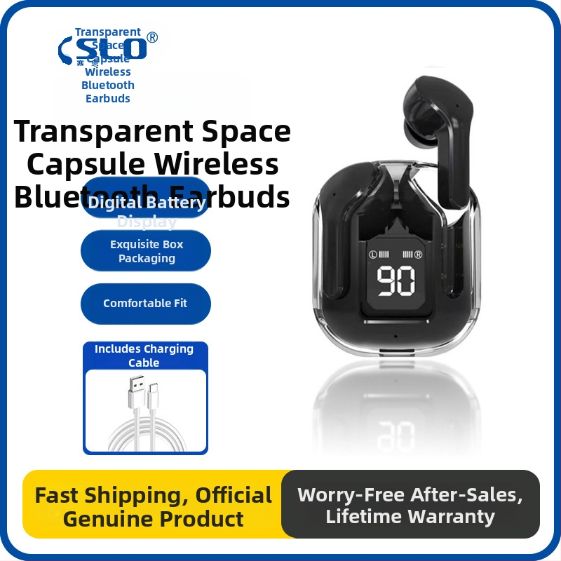 „Saino“ belaidės „Bluetooth“ ausinės, tinkančios 16Promax, Apple 15Pro, Huawei, Oppo, Xiaomi, Type-C įkrovimui