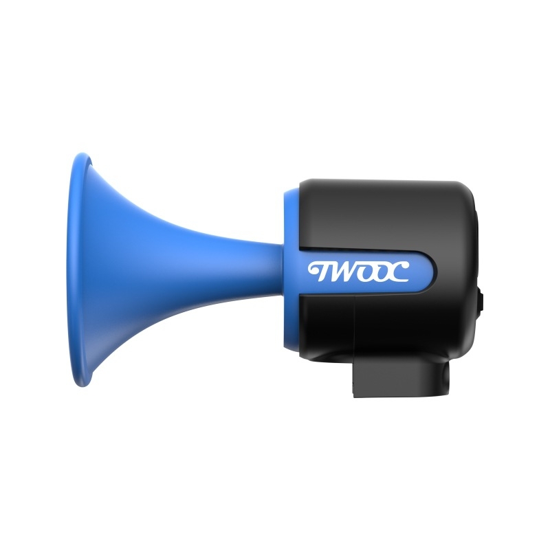 „Twooc“ naujas įkraunamas elektrinis dviračio ragas, itin didelis garso ragas, elektrinė transporto priemonė, motociklas, paslėptas elektrinis skambutis