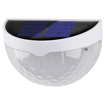 „Amazon“ saulės energija varomas LED sieninis šviestuvas, pusapvalis sodo atmosferos šviestuvas, baseino tvoros šviestuvas, saulės energija varomas sodo šviestuvas