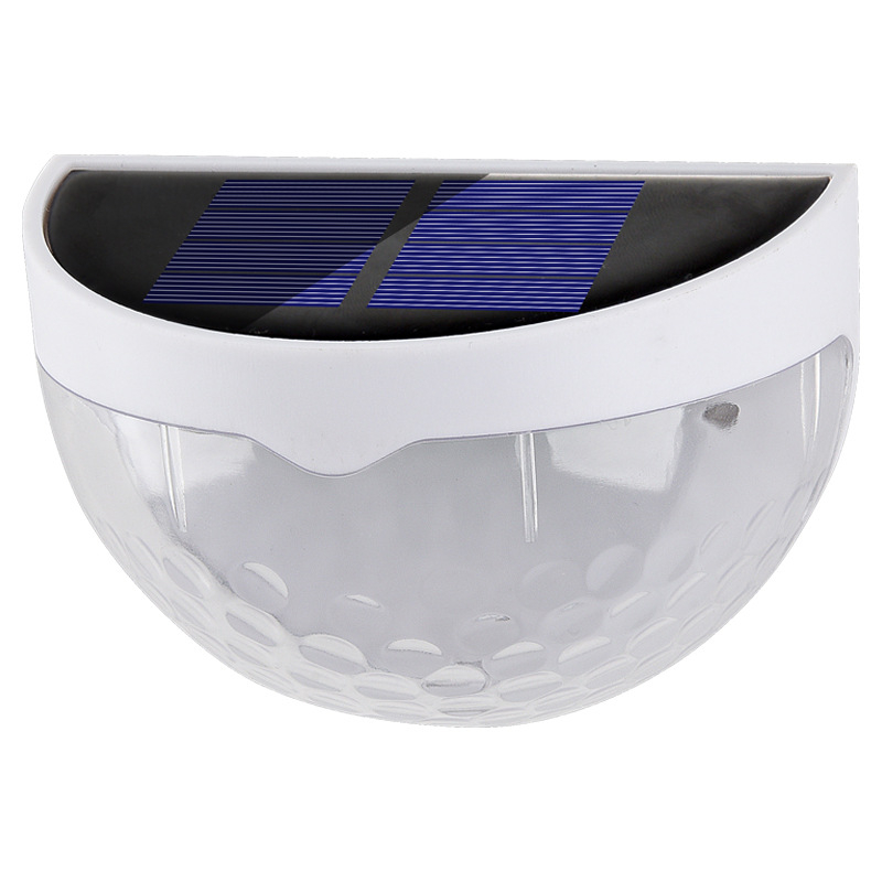 „Amazon“ saulės energija varomas LED sieninis šviestuvas, pusapvalis sodo atmosferos šviestuvas, baseino tvoros šviestuvas, saulės energija varomas sodo šviestuvas