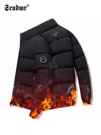 Vertikali apykaklė, šiltas medvilninis paltas, vyriškas rudens ir žiemos naujas laisvas, universalus laisvalaikio paltas, vyriška pūkinė medvilninė striukė, medvilninė striukė su medvilniniu pamušalu, medvilninė striukė su krašteliu.