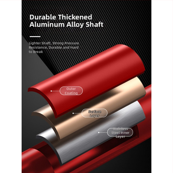 Alpinizmo personalo lazda iš anglies pluošto teleskopinės sulankstomos lazdos, profesionali lauko žygių kalnų laipiojimo įranga, neslystanti ramentė