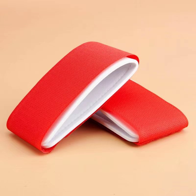 Snieglenčių dirželiai, skirti snieglentėms, fiksuoti dirželiai rogėms, daugiaspalviai (nebūtina), su lipniomis juostelėmis, paruošti pardavimui