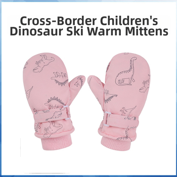 Piiriülesed uued laste kindad fliisvoodriga paksendatud poiste kindad talvekindad tüdrukute kindad beebidele veekindlad suusakindad