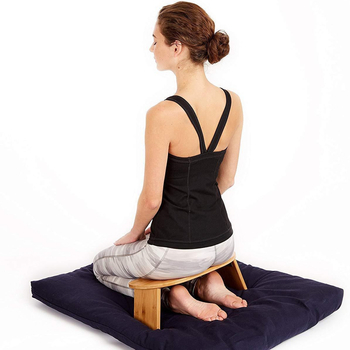 Bambusest multifunktsionaalne meditatsioonitool, bambusest kokkupandav joogatool, väike ja mugav kaasaskantav spordilauatool