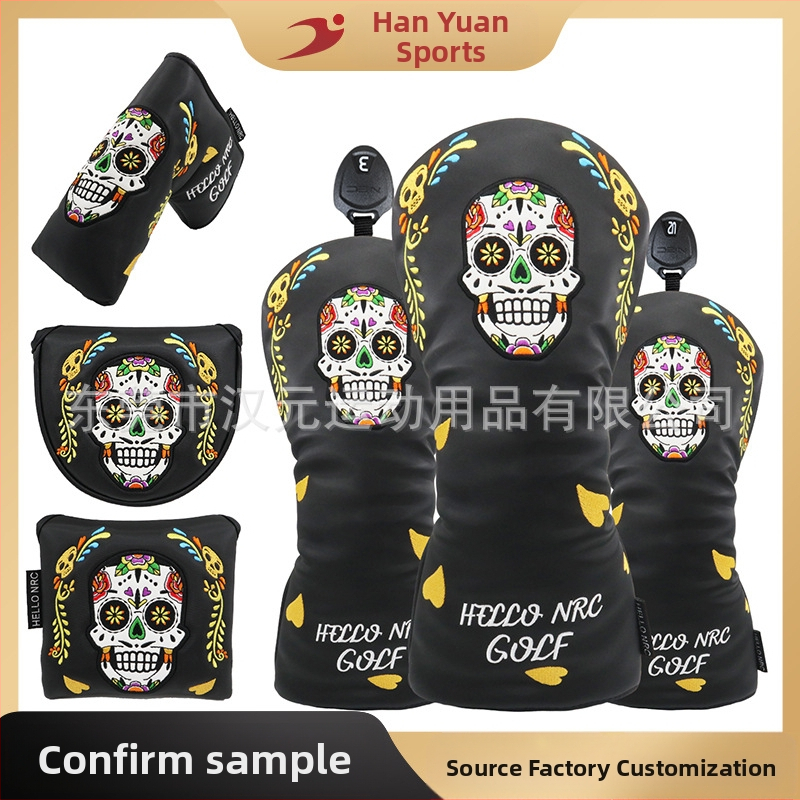 Naujų gamintojų didmeninė tarpvalstybinė elektroninės prekybos golfo lazdos uždangalai, mediniai lazdos kostiumai, kaukolės stūmimo lazdos uždangalai