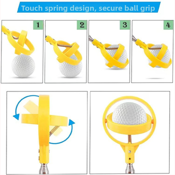 Οι κατασκευαστές προμηθεύουν συσκευή συλλογής μπάλας μπαστούνι του γκολφ συσκευή ψαρέματος μπάλας συσκευή συλλογής μπάλας ελατηρίου γκολφ συσκευή συλλογής μπάλας