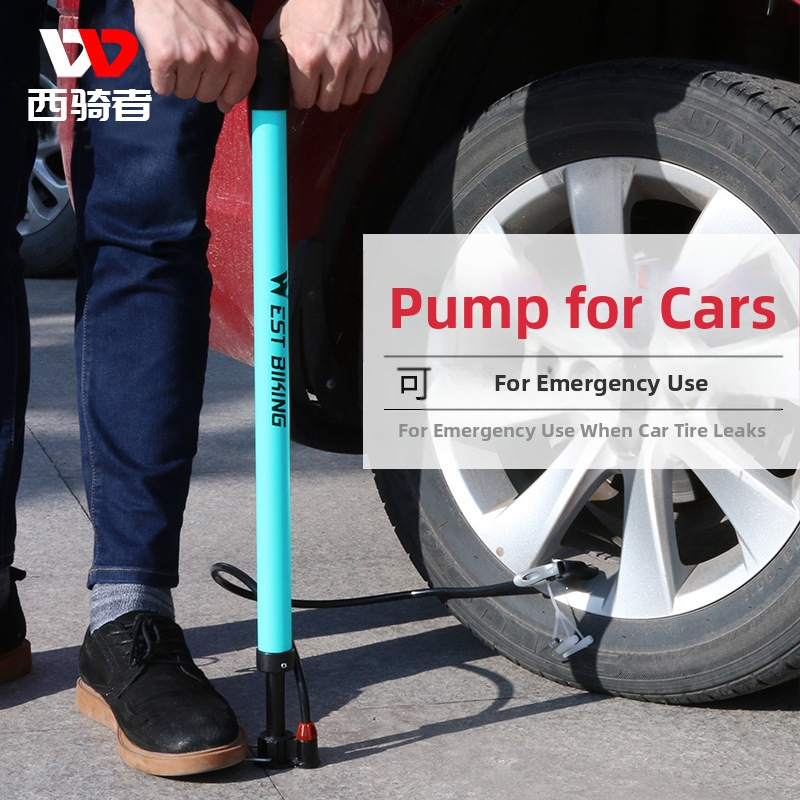 Помпа за високо налягане West Rider, за планински велосипед, за дома, преносима, за кола, за баскетбол, за батерия, за кола и мотоциклет
