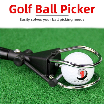 Επιλογέας μπάλας γκολφ, επιλογέας μπάλας πέντε τμημάτων, αναδιπλούμενος επιλογέας μπάλας, άξονας από κράμα αλουμινίου, αξεσουάρ γηπέδου γκολφ 3 χρώματα