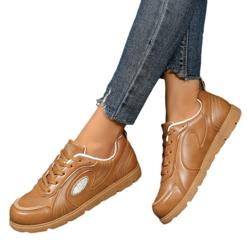 Διασυνοριακά μεγάλα μεγέθη casual δερμάτινα αναπνεύσιμα γυναικεία παπούτσια σανίδων 2024 τεσσάρων εποχών νέα λευκά αθλητικά παπούτσια με χοντρή σόλα χονδρικής