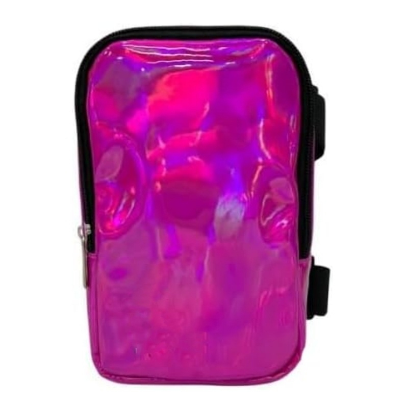 Amazon Nou Holografic Coapsă Bag Femei Picior Curea În Aer Liber Talie Bag Carnival Drumeții Talie Bag Reglabil