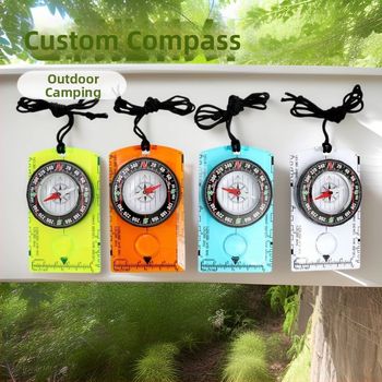 DC361 multifunktsionaalne kompass, õues kasutatav multifunktsionaalne skaalakaart, joonlaud, kompass, kaelapael, kompass põhjanõel