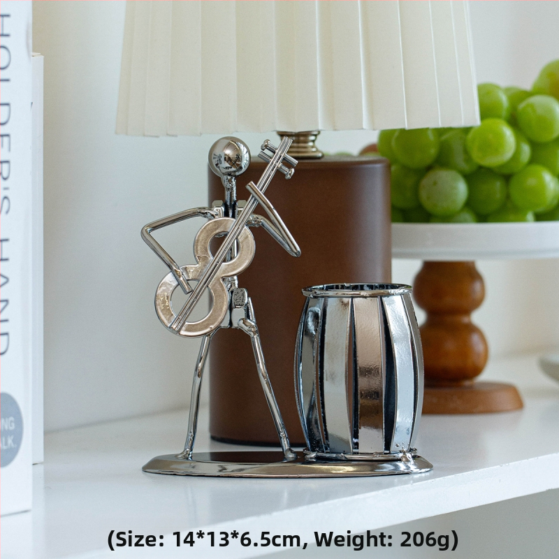 Rankų darbo kaltinio geležies rašiklio laikiklis, rankų darbo, namų dekoracijos, svetainės stalviršis, sandėlyje, didmeninė prekyba