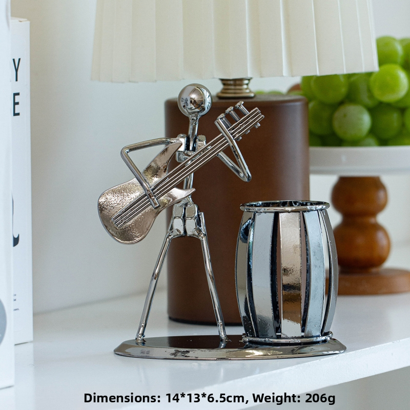 Rankų darbo kaltinio geležies rašiklio laikiklis, rankų darbo, namų dekoracijos, svetainės stalviršis, sandėlyje, didmeninė prekyba