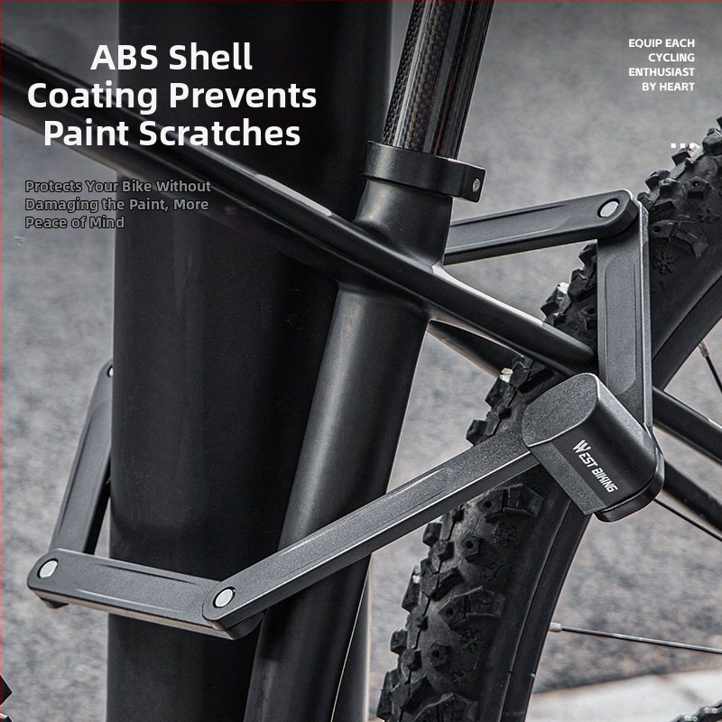 Заключване за планински велосипед за Западен ездач, сгъваемо заключване за велосипед, заключване за пътна кола, заключване за мотоциклет, заключване за електрическа кола, оборудване за заключване против кражба