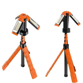 Naujas trijų puslapių 1,8 m laikiklis, stiprios šviesos įkrovimo stovyklavimo žibintas, lauko ir ilgo ištvermės avarinis darbo žibintas