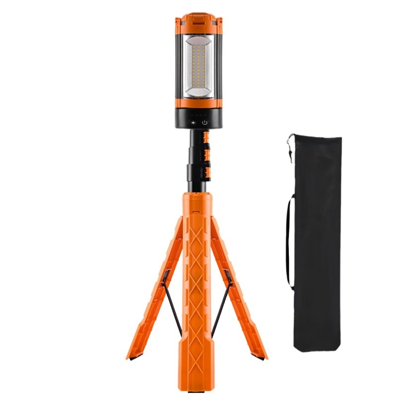 Naujas trijų puslapių 1,8 m laikiklis, stiprios šviesos įkrovimo stovyklavimo žibintas, lauko ir ilgo ištvermės avarinis darbo žibintas