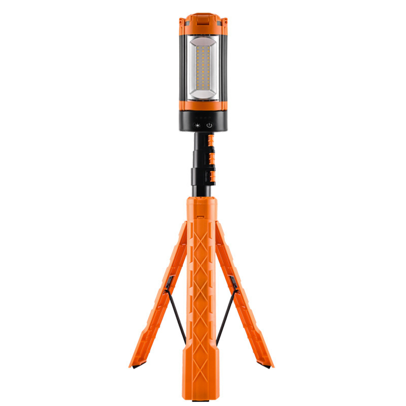 Naujas trijų puslapių 1,8 m laikiklis, stiprios šviesos įkrovimo stovyklavimo žibintas, lauko ir ilgo ištvermės avarinis darbo žibintas