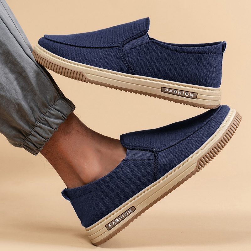 Vīriešu apavi ar audekla apaviem, pavasara jauni vīriešu ikdienas apavi, moderni, ērti, elpojoši, mīkstas zoles, slinki auduma apavi