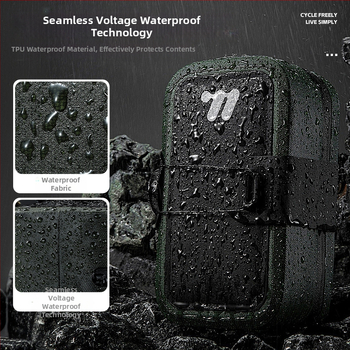 „West Rider“ dviračio savaime užsifiksuojantis uodegos krepšys kalnų plento dviračio balnelio krepšys vandeniui atsparus krepšys pagalvėlė nešiojamas įrankių laikymo krepšys