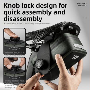 „West Rider“ dviračio savaime užsifiksuojantis uodegos krepšys kalnų plento dviračio balnelio krepšys vandeniui atsparus krepšys pagalvėlė nešiojamas įrankių laikymo krepšys