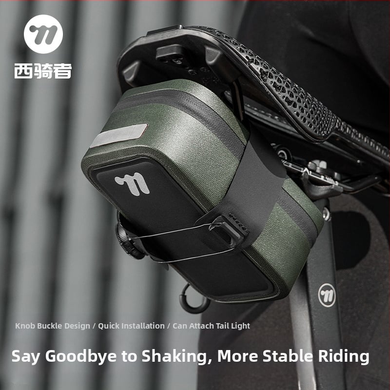 „West Rider“ dviračio savaime užsifiksuojantis uodegos krepšys kalnų plento dviračio balnelio krepšys vandeniui atsparus krepšys pagalvėlė nešiojamas įrankių laikymo krepšys