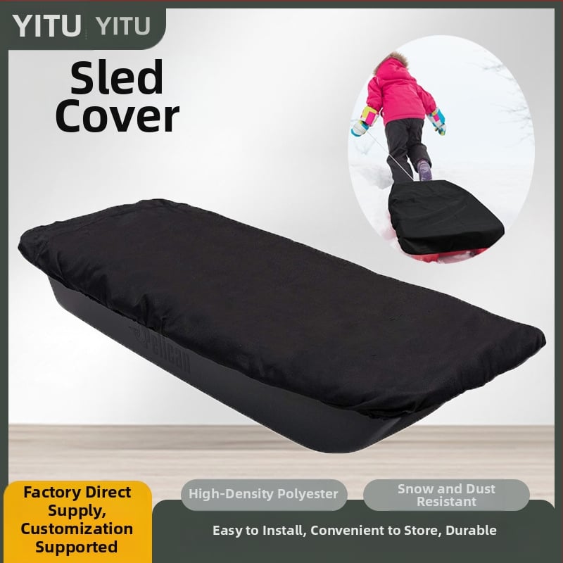 Pārrobežu jauns produkts Ragavu sniega pārsegs Āra zemledus makšķerēšanas ragavu pārsegs Ragavu automašīnu aizsargpārklājs Ragavu pārsegs zemledus makšķerēšanas ragavu pārsegs