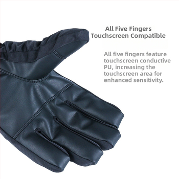 Γάντια ζεστά για διασυνοριακό χώρο, σκι σε εξωτερικούς χώρους, ορειβασία, ιππασία, γυμναστική, αντιανεμικά, αδιάβροχα, οθόνη αφής, γάντια πέντε δακτύλων