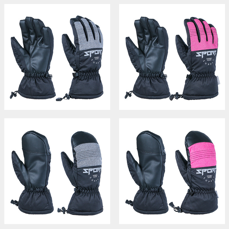 Határokon átnyúló, meleg kesztyűk, kültéri síelés, hegymászás, lovaglás, fitnesz, szélálló, vízálló, érintőképernyős, öt ujjas kesztyűk