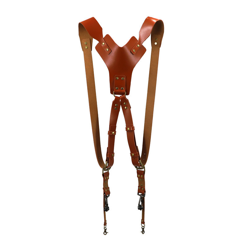 Esimese kihi lehmanahast kaamera õlarihm Digitaalsed lisatarvikud Lehmanahast ühe- ja kahekordne õlarihm Peegelkaamera universaalne õlarihm DV lisatarvikud