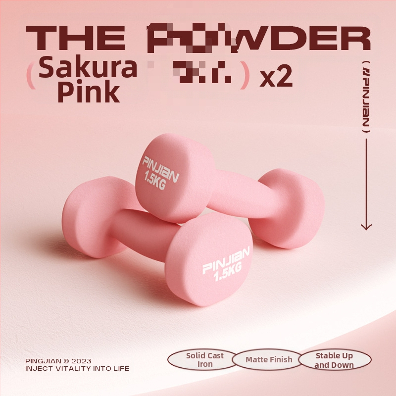 Hantelio moterų fitneso buitinė įranga Vyriškas gryno geležies kostiumas Naujas derinys Mažas hantelis Pradinės mokyklos vaikų rankų raumenų treniravimas