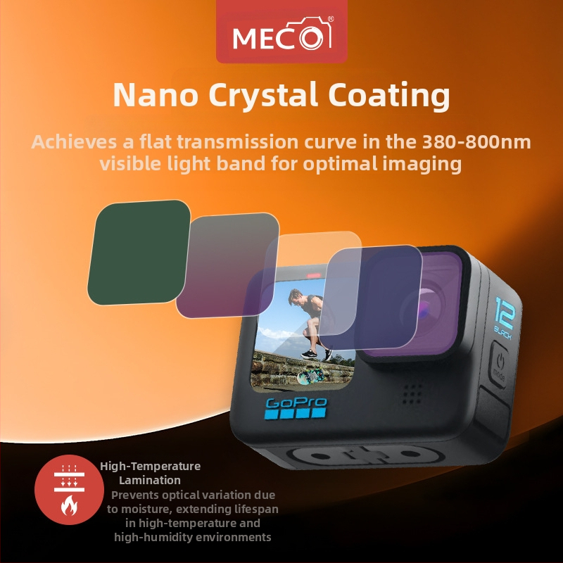 MECO MECO филтър за GoPro 9/10/11/12 спортна камера CPL поляризиран ND филтър за намаляване на светлината UV защита срещу увреждане от светлина