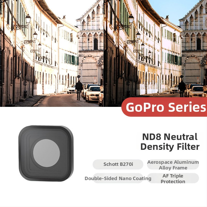 MECO MECO gopro9/10/11/12 αθλητική κάμερα με φίλτρο CPL πολωμένο ND με μείωση φωτός και προστασία UV από ζημιές από το φως
