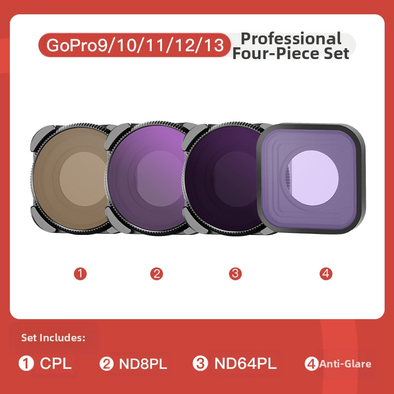 MECO MECO gopro9/10/11/12 αθλητική κάμερα με φίλτρο CPL πολωμένο ND με μείωση φωτός και προστασία UV από ζημιές από το φως