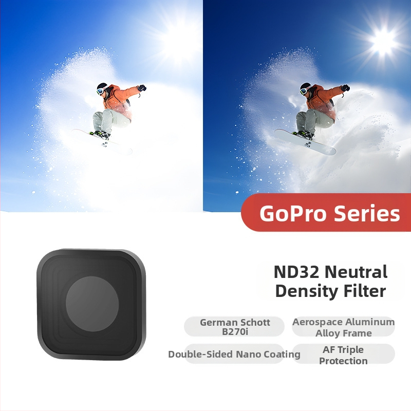 MECO MECO gopro9/10/11/12 αθλητική κάμερα με φίλτρο CPL πολωμένο ND με μείωση φωτός και προστασία UV από ζημιές από το φως