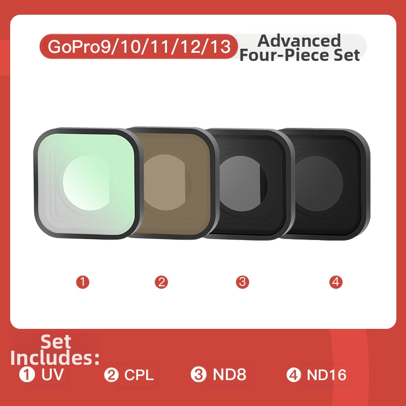 MECO MECO gopro9/10/11/12 αθλητική κάμερα με φίλτρο CPL πολωμένο ND με μείωση φωτός και προστασία UV από ζημιές από το φως